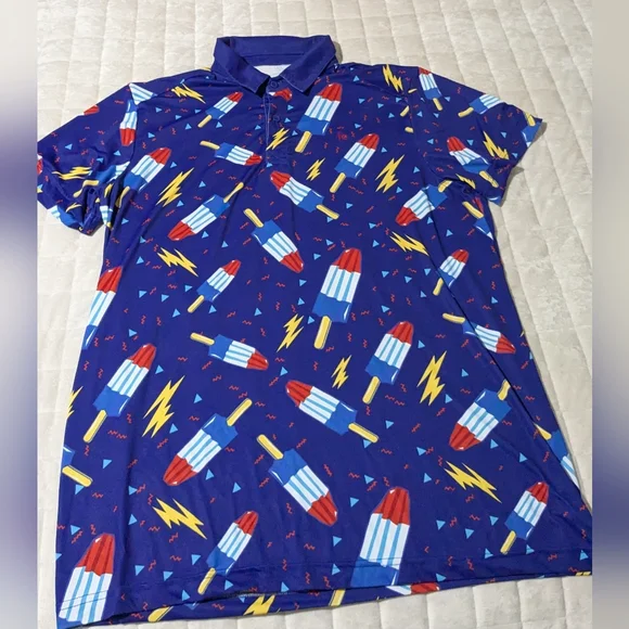 Tipsy elves Patriotic Men's Grand Finale Shirt large 4th Of July - Picture 10 of 10